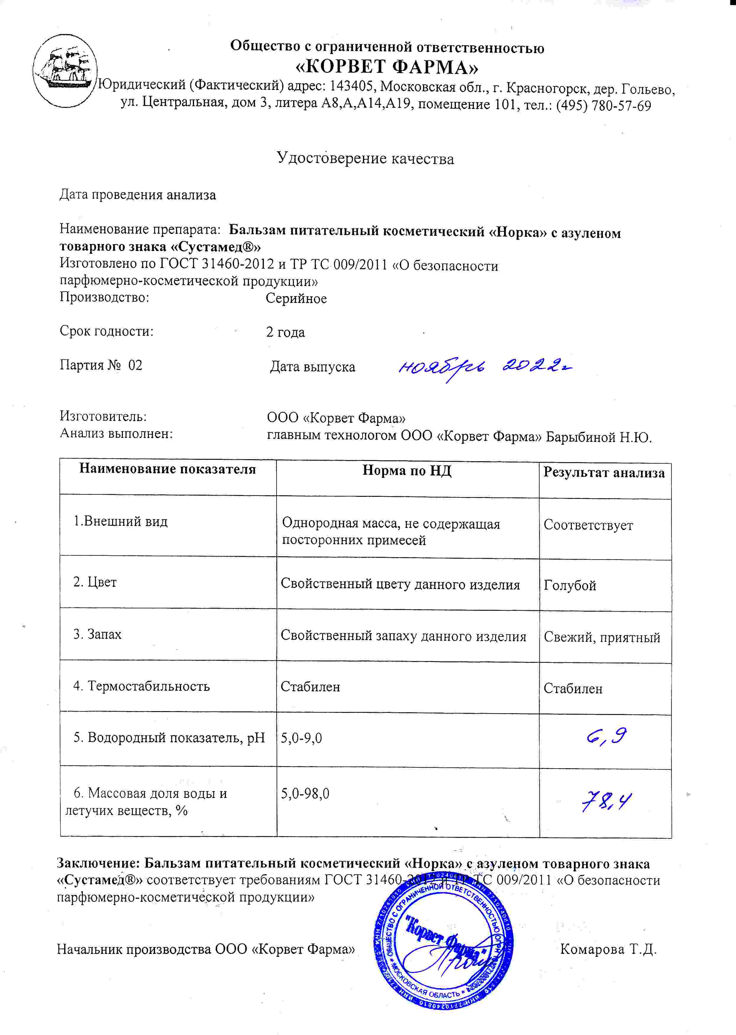 Паспорт №11202202